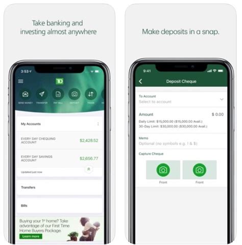 The same as with cheques deposited at the branch and ATM, cheques deposited through TD Mobile Deposit may be returned by the bank from which the cheque was issued for a variety of reasons such as, non-sufficient funds or a stop payment.. 