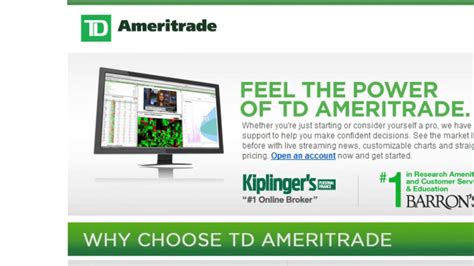 Member SIPC. Select the TD Ameritrade account that