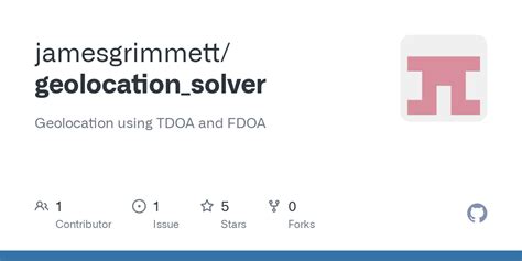 Tdoa algorithm github.  Contribute to jamesgrimmett/geolocation_solver devel...