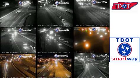 Tdot live cameras. Currently there are 59 cameras along major travel routes in the Chattanooga area, with four additional cameras scheduled to go online by summer. People can now view cameras located along I-75, I-24, US-27 and SR-153. TDOT plans to add more cameras, along with overhead dynamic message signs that display real-time traffic information, in the future. 