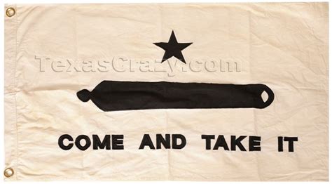 Tea Stained Flag (Antiqued) 3 x 5 foot Gonzales Texas Battle