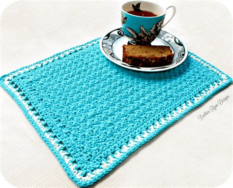 Tea Time Placemat... Free Crochet Pattern!!......Beatrice Ryan