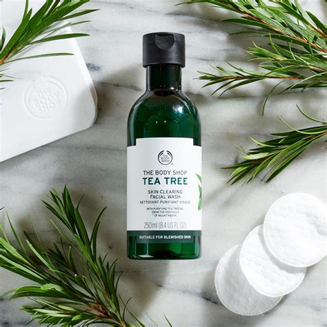 Tea Tree Skin Clearing Facial Wash The Body Shop - Skincarisma