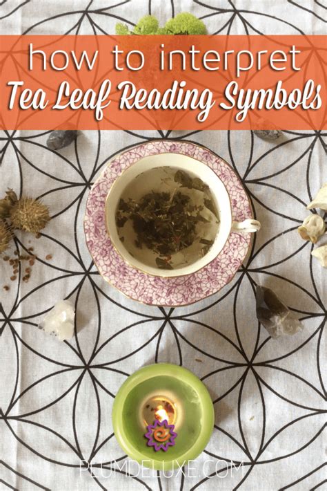 Tea leaf reading symbols book.  This practice involves interpreting the patte...
