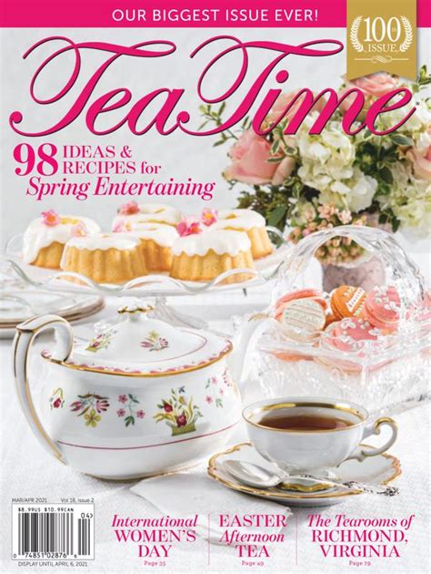 Tea time magazine. Feb 18, 2021 - Covers of issues past and present, access to our online store, and the latest on new releases. . See more ideas about tea time magazine, tea time, tea table settings. 