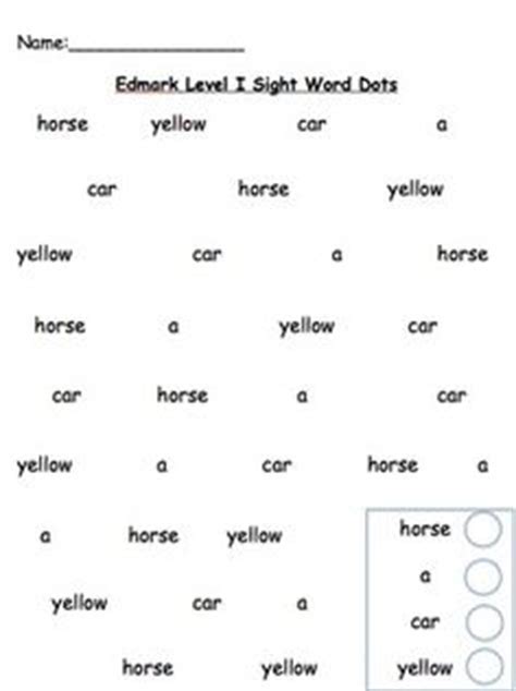 Teach Child How To Read Free Edmark Reading Program Worksheets
