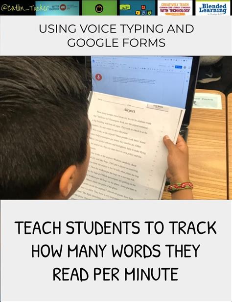 Teach Students to Track How Many Words They Read Per Minute Using Voice