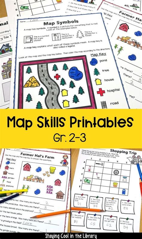 Teach your students map skills with this set of printables and