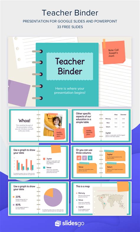 Teacher Binder Google Slides theme & PowerPoint template