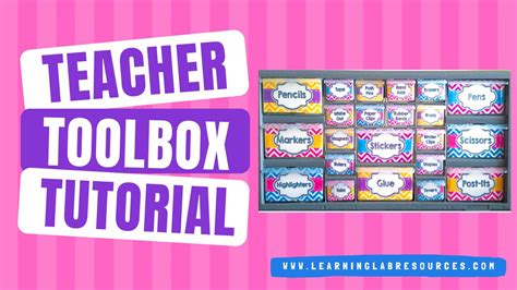 Teacher S Toolbox Tutorial Learning Lab Resources