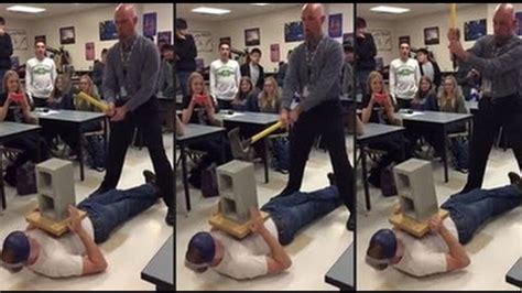 Teacher Takes an Axe to the Nuts in Physics Demonstration Gone ... - Gawker