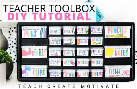 Teacher Toolbox Diy Tutorial Teach Create Motivate