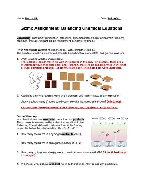 Teacher guide student exploration chemical equations gizmo. - The marriage license study manual by rev l e bailey boydston.