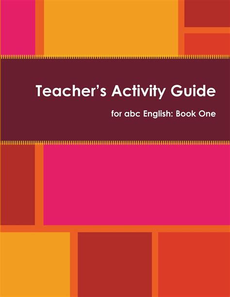 Teacher s activity guide for abc english book one. - Honda odyssey 2000 repair service manual.