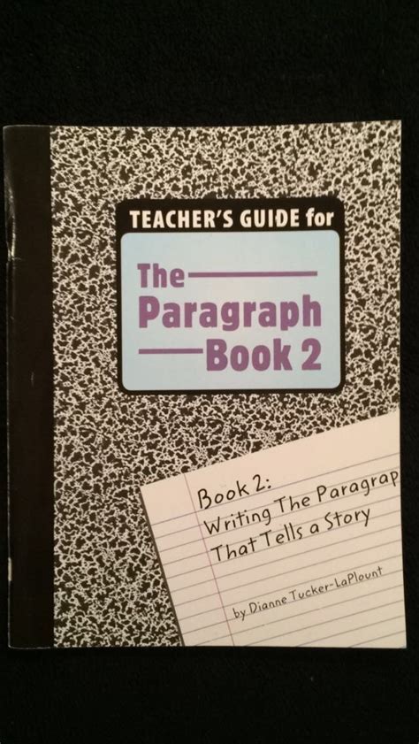 Teachers guide for the paragraph book by dianne tucker laplount. - Aufgaben und bedeutung der wissenschaftlichen bibliotheken..