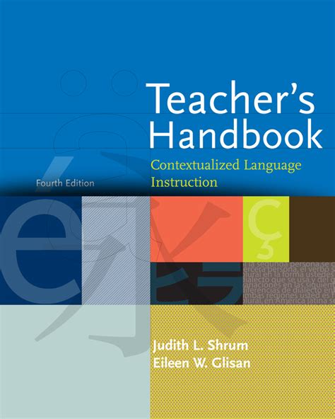 Teachers handbook 4th edition by shrum judith l glisan eileen w 2009 paperback. - Husqvarna se embroidery unit parts manual.