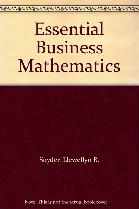 Teachers manual and key to essential business mathematics by llewllyn r snyder. - Pest control guideline for pharma industry.