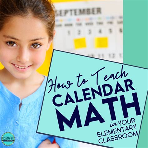 Teaching Calendar Math to 1st, 2nd, and 3rd Grade Students in 2024