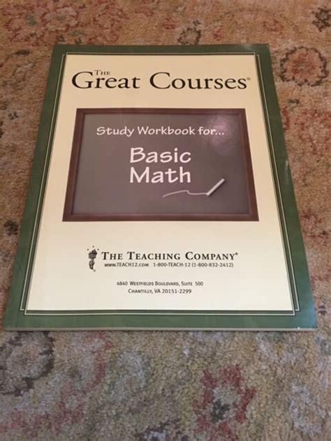 Teaching Co Great Courses GEOMETRY DVDs & WORKBOOK …