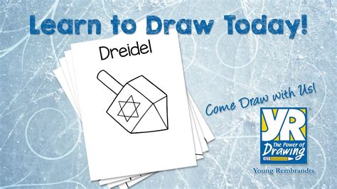 Teaching Kids How to Draw How to Draw a Dreidel YouTube