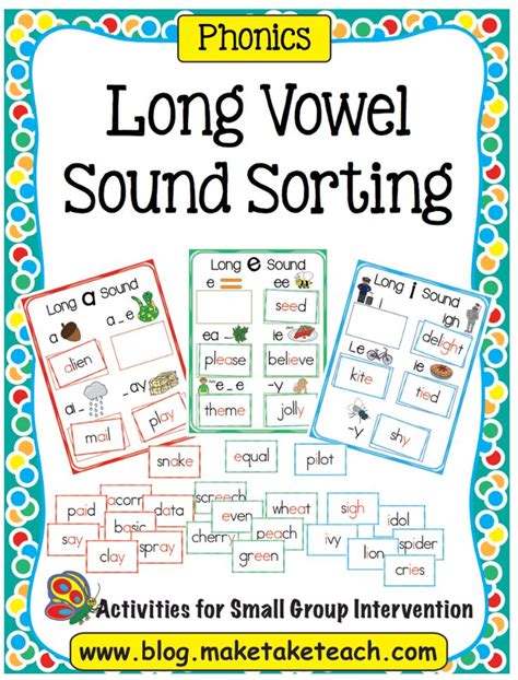 Teaching Long Vowel Spelling Patterns Write It! Make Take & Teach