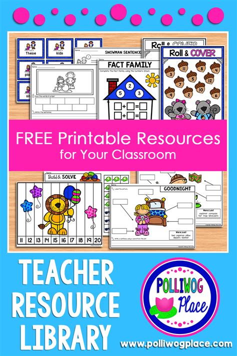 Teaching Resources, Printables, Worksheets and more