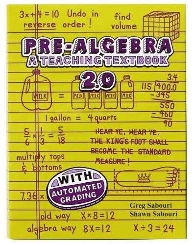 Teaching Textbooks Pre Algebra First Edition