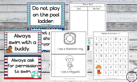 Teaching Water Safety Plus Pool Printable Pack Simple Living Creative Learning