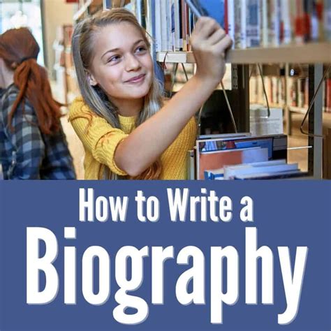 Teaching students how to write a biography