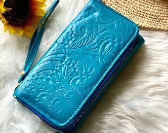 Teal Woman Wallet - Etsy