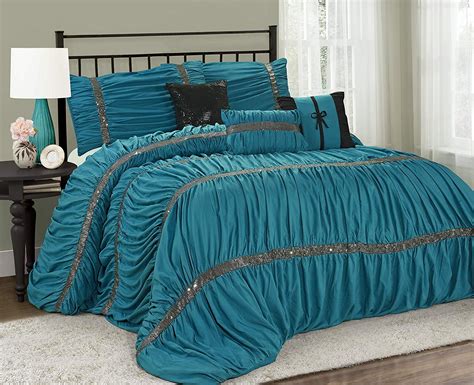 Teal comforter set twin. Things To Know About Teal comforter set twin. 