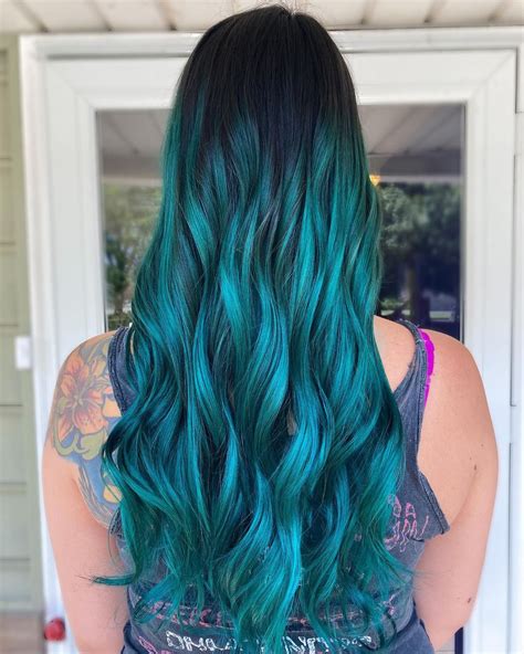 Teal hair dye. After applying your teal dye throughout the hair, leave it to sit for 30 minutes to 1 hour, depending on the instructions on the box and how bright you want the color to be. When the time elapses, wash off your dye with cool water. Your teal hair color is ready to be rocked. 