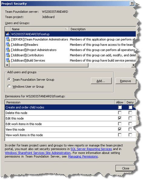 Team Foundation Server Permissions - Visual Studio …