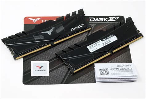 Team Group T-Force Dark Zα DDR4-3600 MHz CL18 2x8 GB Review