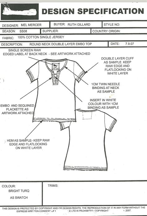 Team Inspired design specification examples