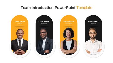 Team Introduction PowerPoint Template