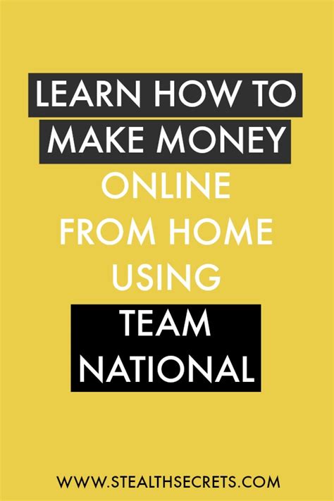 Team National Review – Legit MLM Or Scam? Stealth Secrets