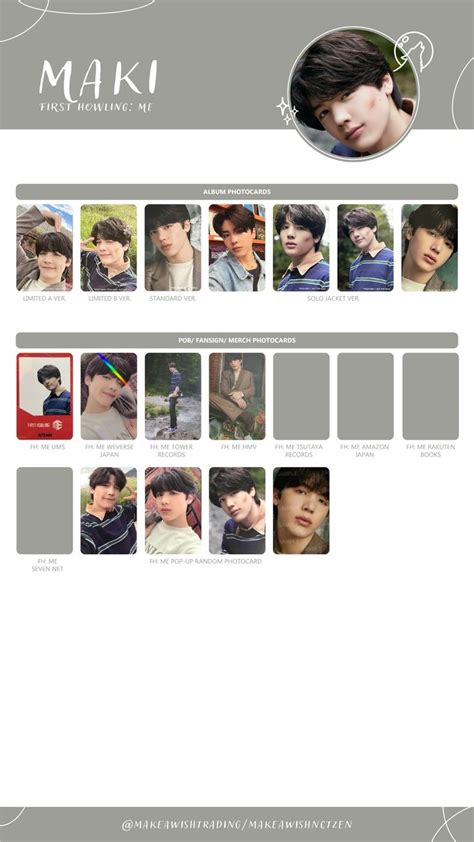 Team Photocard Template