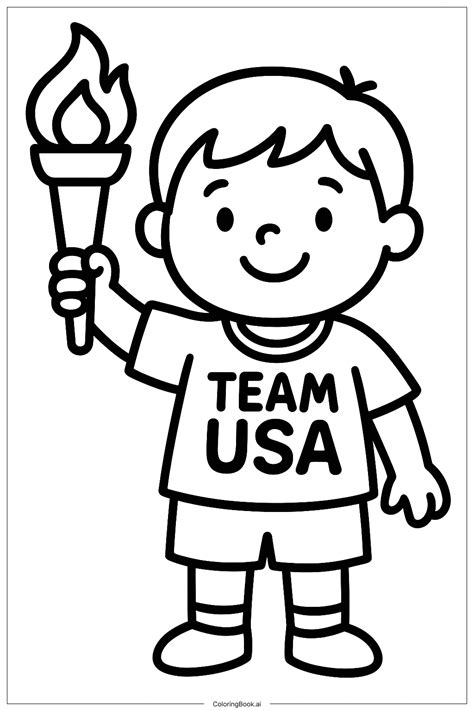 Team Usa Coloring Pages