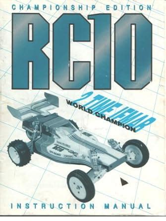 Team associated rc10 championship 110th scale electric buggy instruction manual. - Advanced engineering mathematics erwin kreyszig 7th edition solution manual.