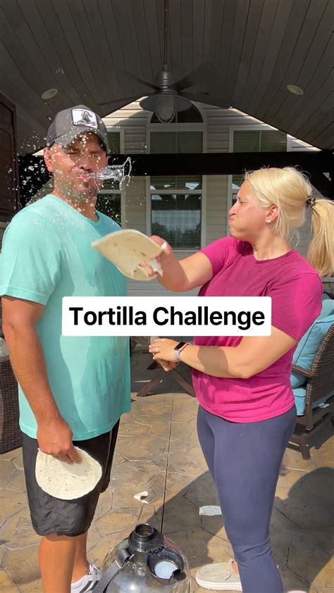 We did the Blindfolded Water Bottle Fan Challenge and it was hilario