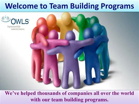 Team building - Presentation. We believe the