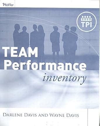 Team performance inventory a guide for assessing and building high. - Jaguar 4 2 e supp series 2 service manual.