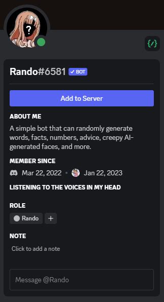 Team randomizer bot discord.  For RandomTeamGenerator Discord bot we currently have help message...