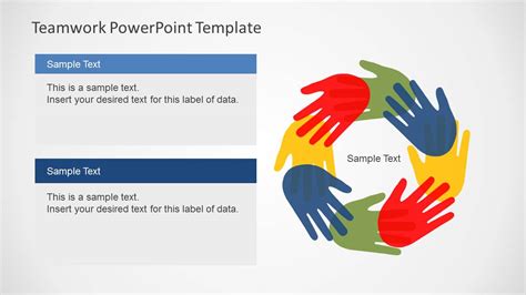 Teamwork PowerPoint Template SlideModel