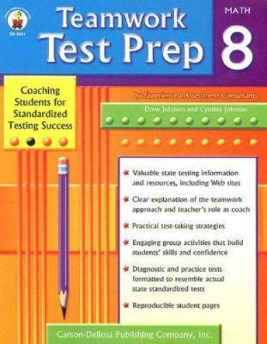 Teamwork Test Prep Grade 8 Math