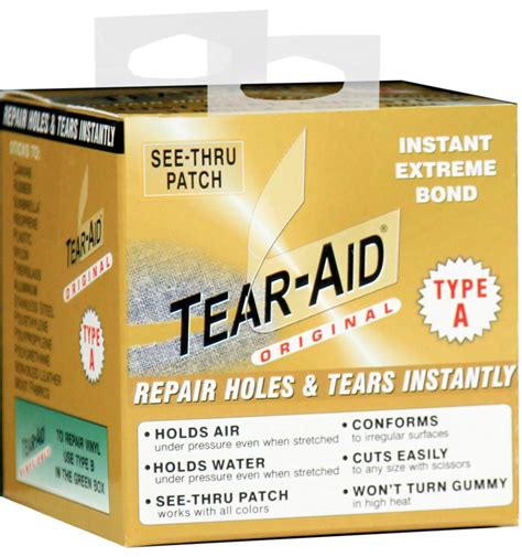 Tear Aid Type A 152cm (5ft) Bulk Roll – Tear-Repair.com.au