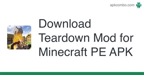 Teardown In Minecraft PE Mod - Apps on Google Play