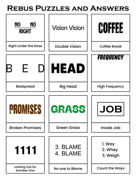 Teasers With Brain Answers Picture