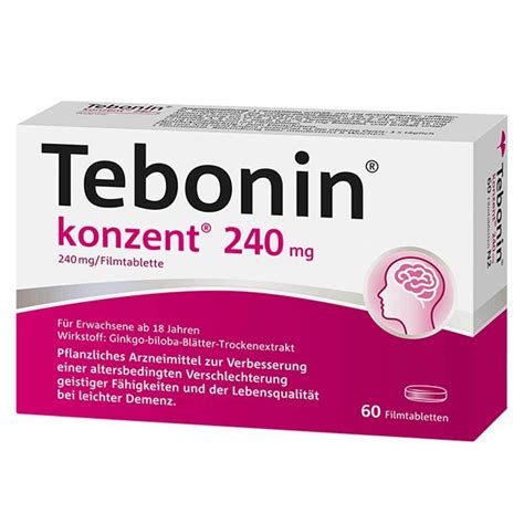 Tebonin konzent 240 mg: Dosierung, Nebenwirkung